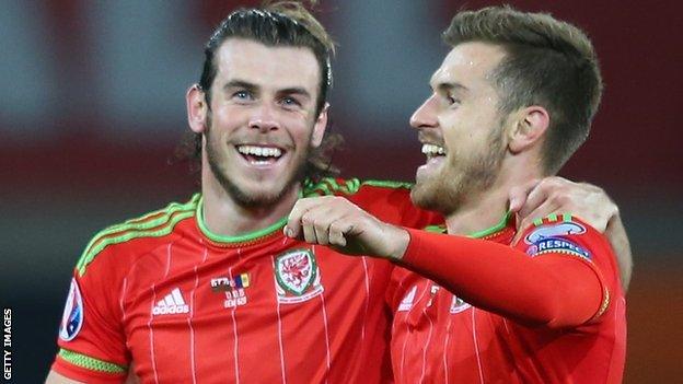 Gareth Bale and Aaron Ramsey