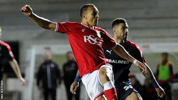 Bristol City striker Peter Odemwingie