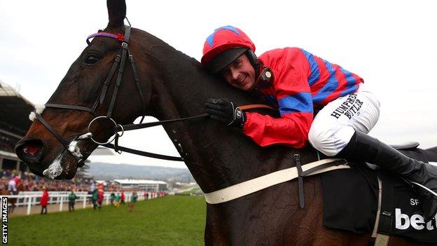 Sprinter Sacre with jockey Nico de Boinville