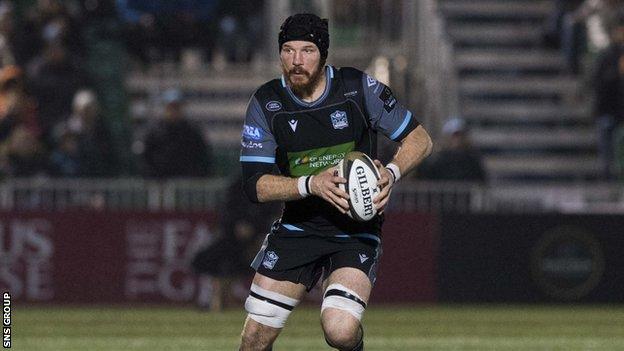 Swinson played over 100 times for Glasgow