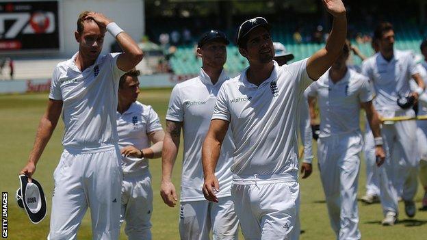 England celebrate