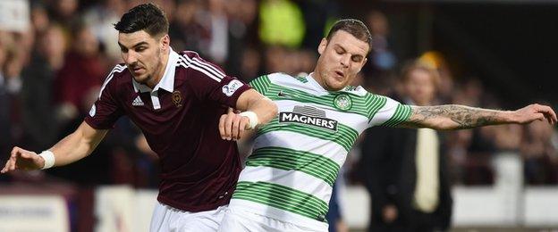 Callum Paterson and Anthony Stokes