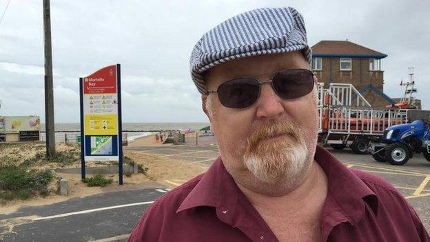 Clacton Airshow attendee Barry Wild