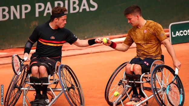 Gordon Reid and Alfie Hewett