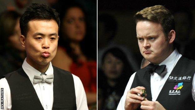 Marco Fu and Shaun Murphy