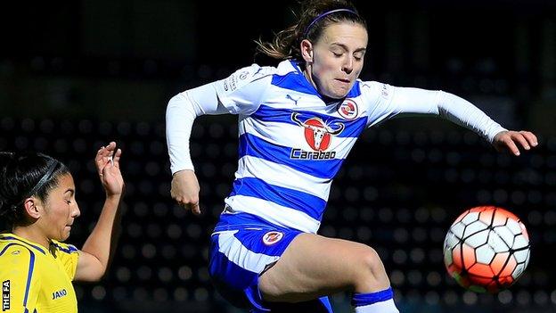 Reading Women midfielder Lauren Bruton