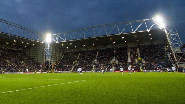 Hearts' Tynecastle Stadium