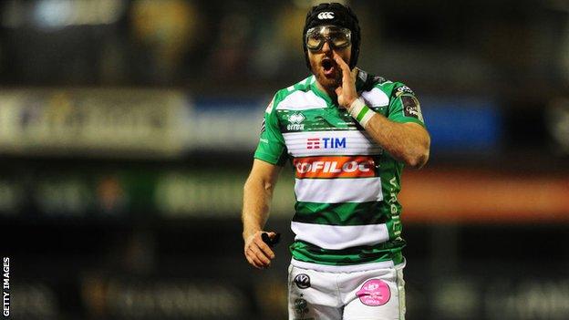 Ian McKinley and his Benetton teammates dealt Edinburgh's play-off hopes a blow