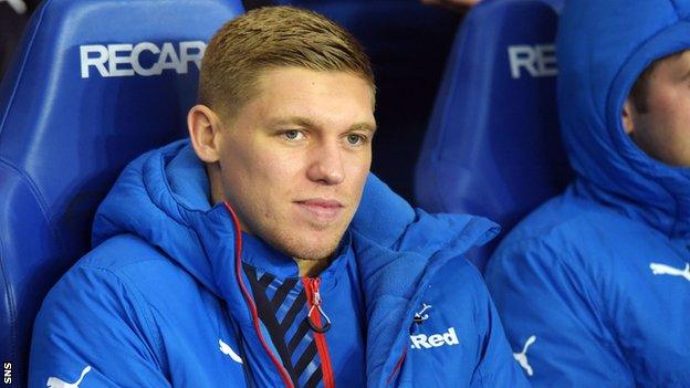 Rangers forward Martyn Waghorn