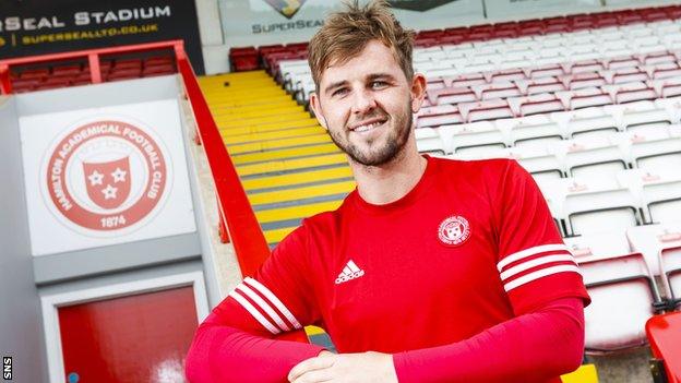 Hamilton Accies winger David Templeton