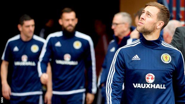 Scotland player Steven Whittaker