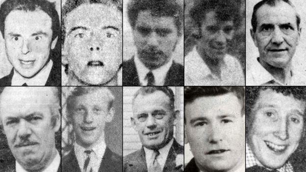 Ten men died after gunmen ambushed their minibus in 1976