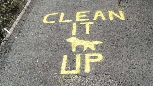 'Clean it up' paint in Leiston