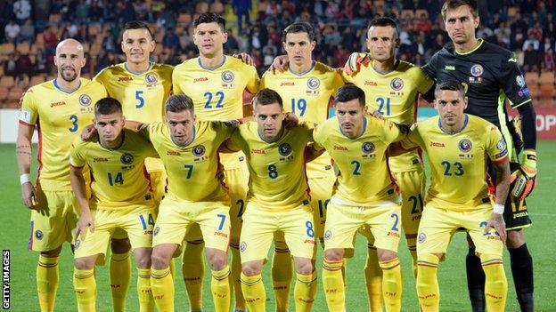 Romania team photo