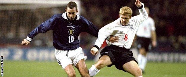 Scotland and England last met competitively in 1999