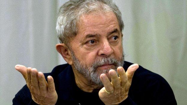 Former Brazilian President (2003-11) Luiz Inacio Lula da Silva