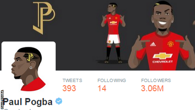 Paul Pogba on Twitter