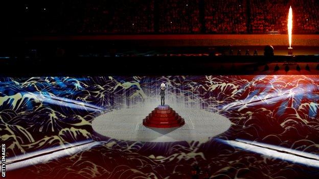 Richie McCaw at the opening ceremony