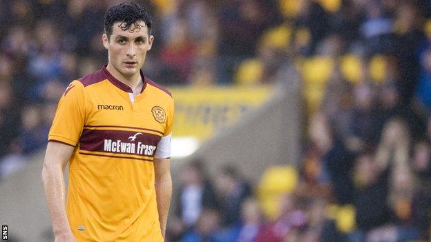 Motherwell captain Carl McHugh