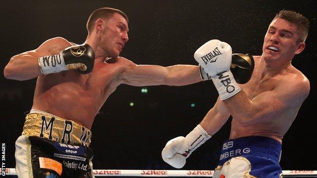 Liam Williams (left) lost to Liam Smith at Manchester Arena in April