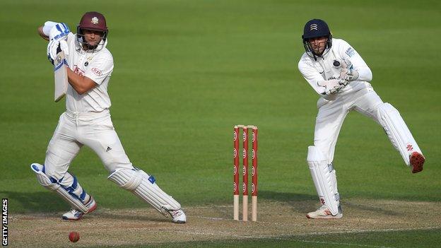 Scott Borthwick batting for Surrey