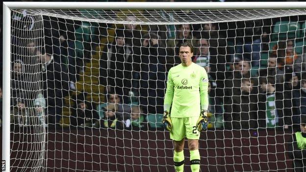 Celtic goalkeeper Dorus de Vries