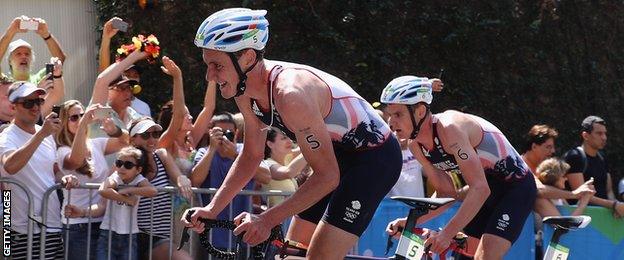 Alastair and Johnny Brownlee