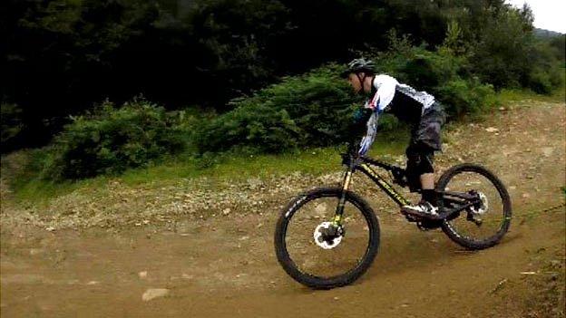 Cwmcarn rider