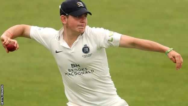 Ethan Bamber is the fourth Middlesex player to sign a contract extension in the last three weeks