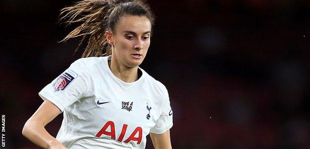 Rosella Ayane in action for Tottenham