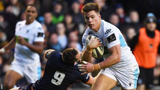 Huw Jones points to a try against Edinburgh in December as being crucial in his revival