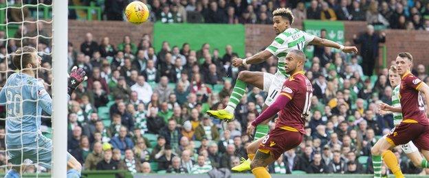 Scott Sinclair opens the scoring for Celtic