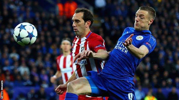 Diego Godin (left)