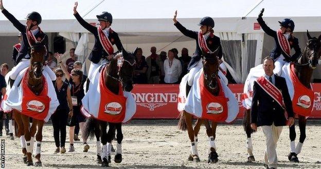 Britain's winning team