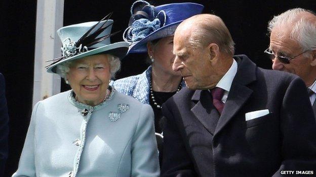 The Queen and Prince Philip