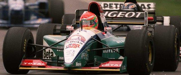 eddie irvine in 1995