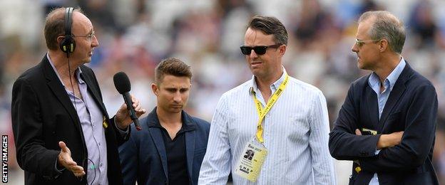 Jonathan Agnew, James Taylor, Graeme Swann and Ed Smith