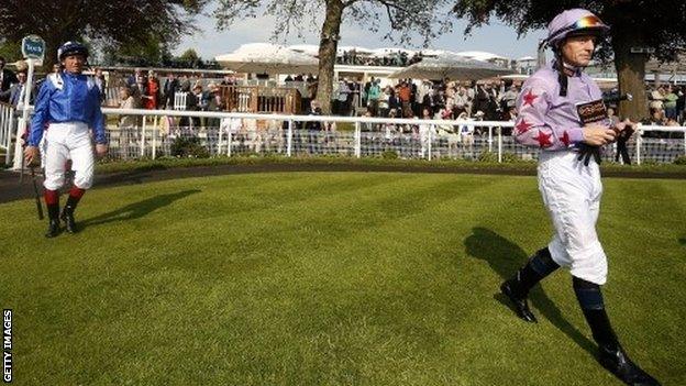 Frankie Dettori and Kieren Fallon at York earlier in May