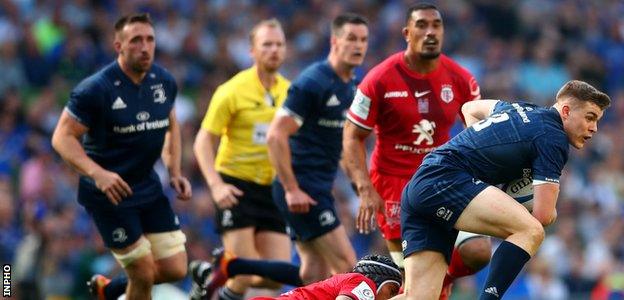 Garry Ringrose v Toulouse in 2019