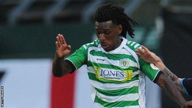 Benin and Yeovil Town's Sessi D'Almeida