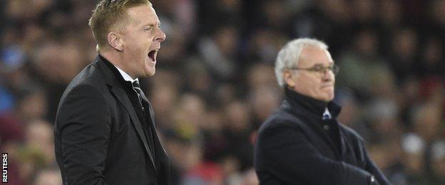 Garry Monk (left)