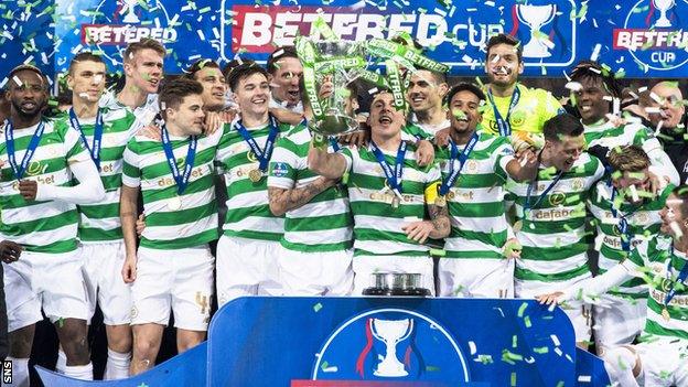 Celtic lift the Scottish League Cup