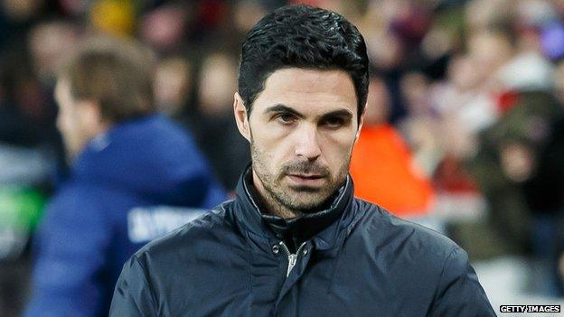 Arsenal manager Mikel Arteta