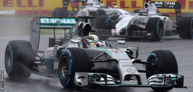 Mercedes F1 driver Lewis Hamilton