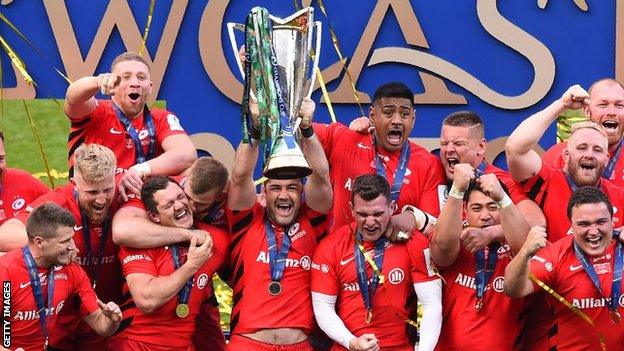 Saracens win the European Champions Cup