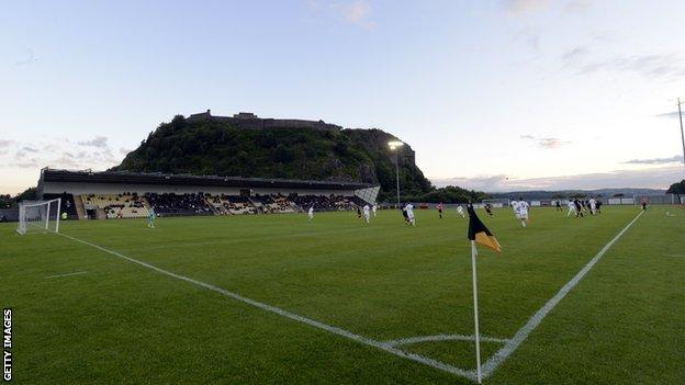 Dumbarton's football stadium