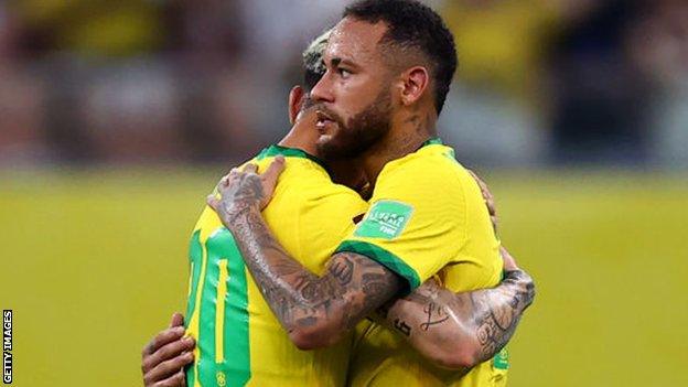 Antony and Neymar are expected to be team mates at the World Cup for Brazil in November