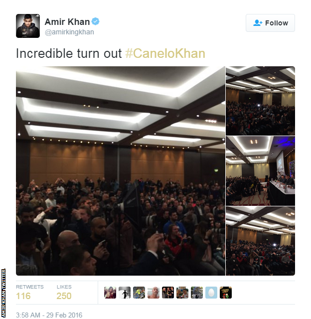 Amir Khan tweet