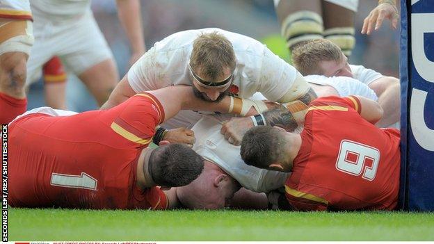 Joe Marler and Rob Evans