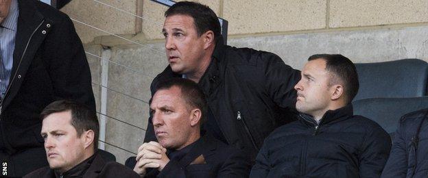 Jon Daly, Brendan Rodgers and Malky Mackay